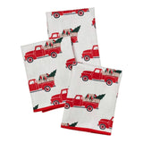 Mighty Mini Towel (Set of 3) Reversible - Kate Nelligan Holiday Truck - Once Again Home Co.
