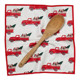 Mighty Mini Towel (Set of 3) Reversible - Kate Nelligan Holiday Truck - Once Again Home Co.