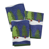 Mighty Mini Towel (Set of 3) Reversible - Kate Nelligan Midnight Snow - Once Again Home Co.