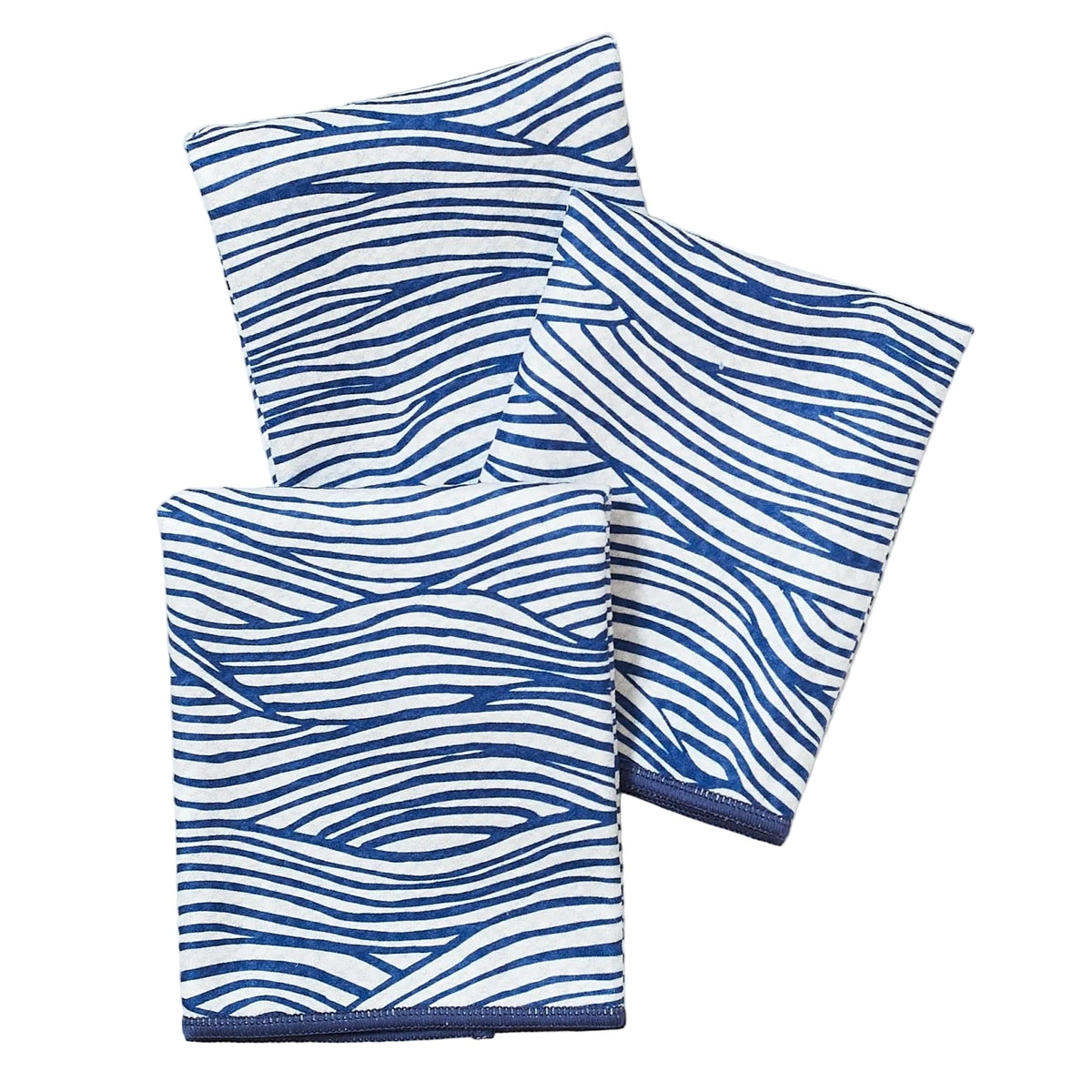 Mighty Mini Towel (Set of 3) Reversible - Kate Nelligan Tidepool - Once Again Home Co.