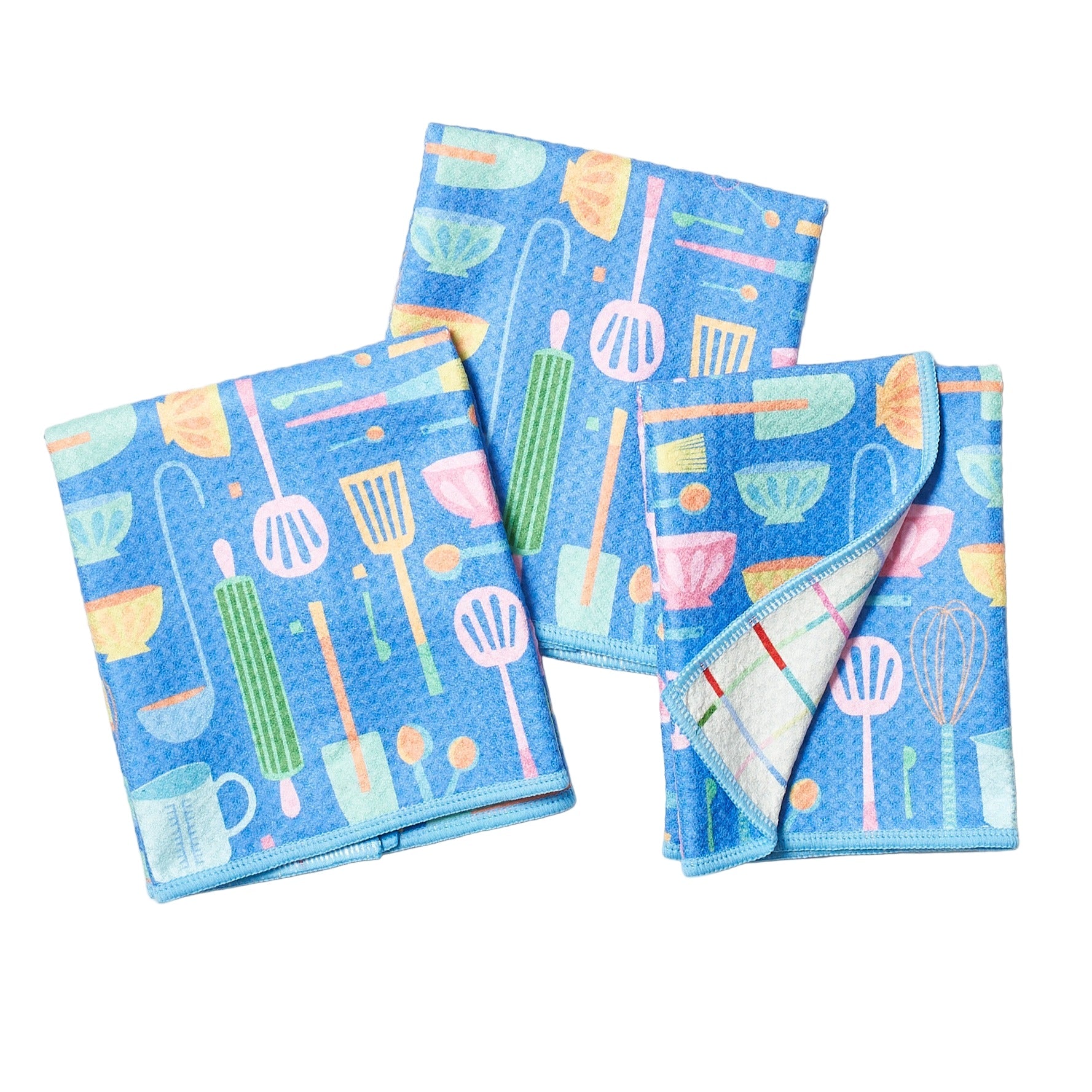 Mighty Mini Towel (Set of 3) Reversible - Mable Tan Chef - Once Again Home Co.