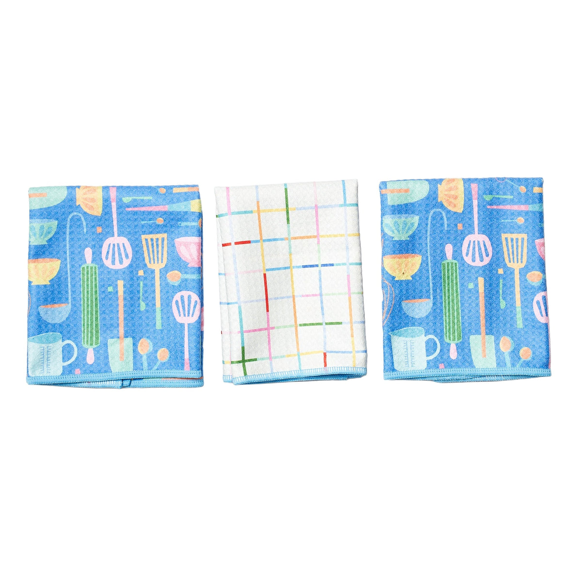 Mighty Mini Towel (Set of 3) Reversible - Mable Tan Chef - Once Again Home Co.