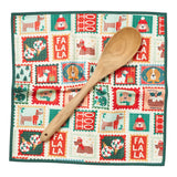 Mighty Mini Towel (Set of 3) Reversible - Mable Tan Dog Stamps - Once Again Home Co.