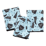 Mighty Mini Towel (Set of 3) Reversible - Mable Tan Halloween Flags - Once Again Home Co.