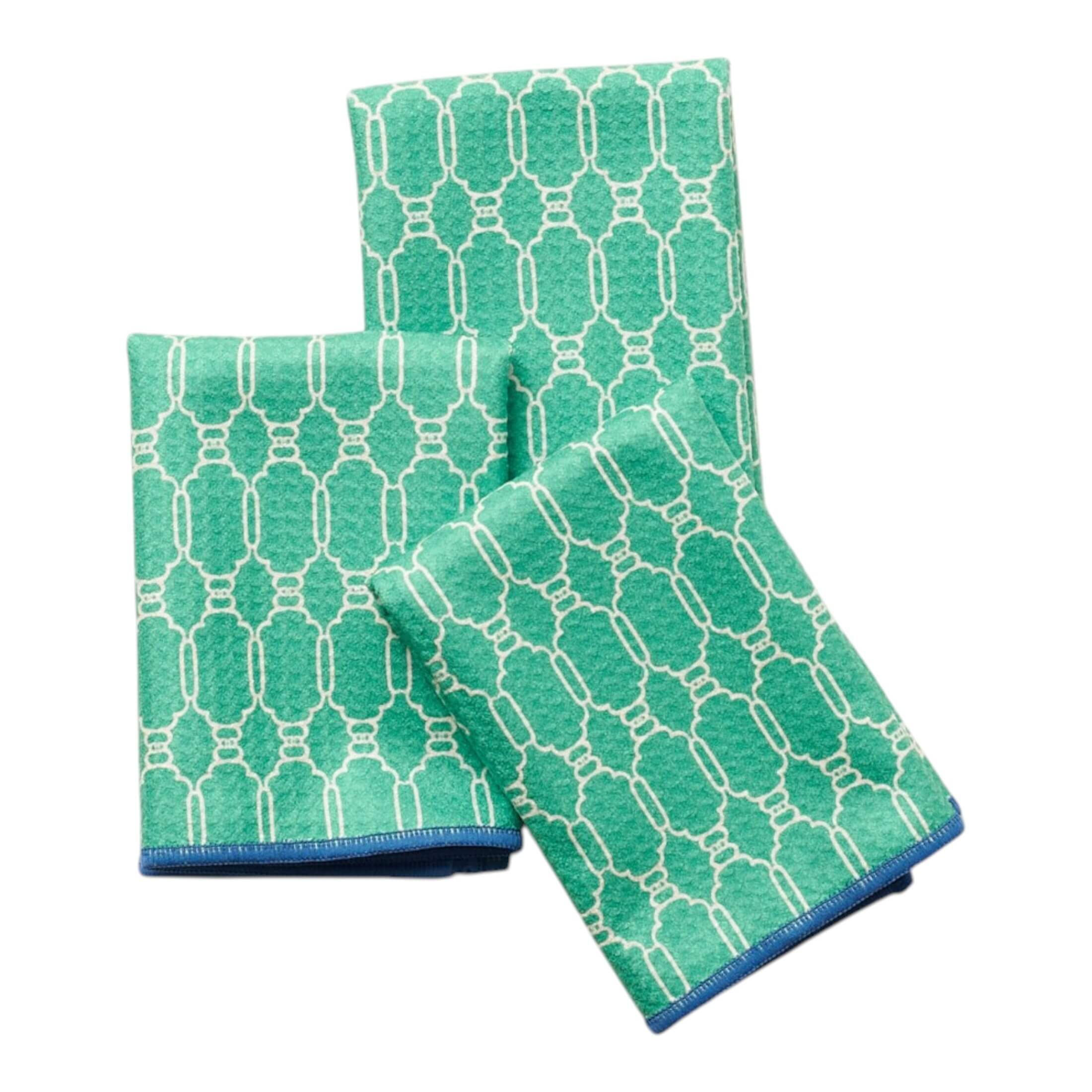 Mighty Mini Towel (Set of 3) Reversible - Mable Tan Mahjong - Once Again Home Co.
