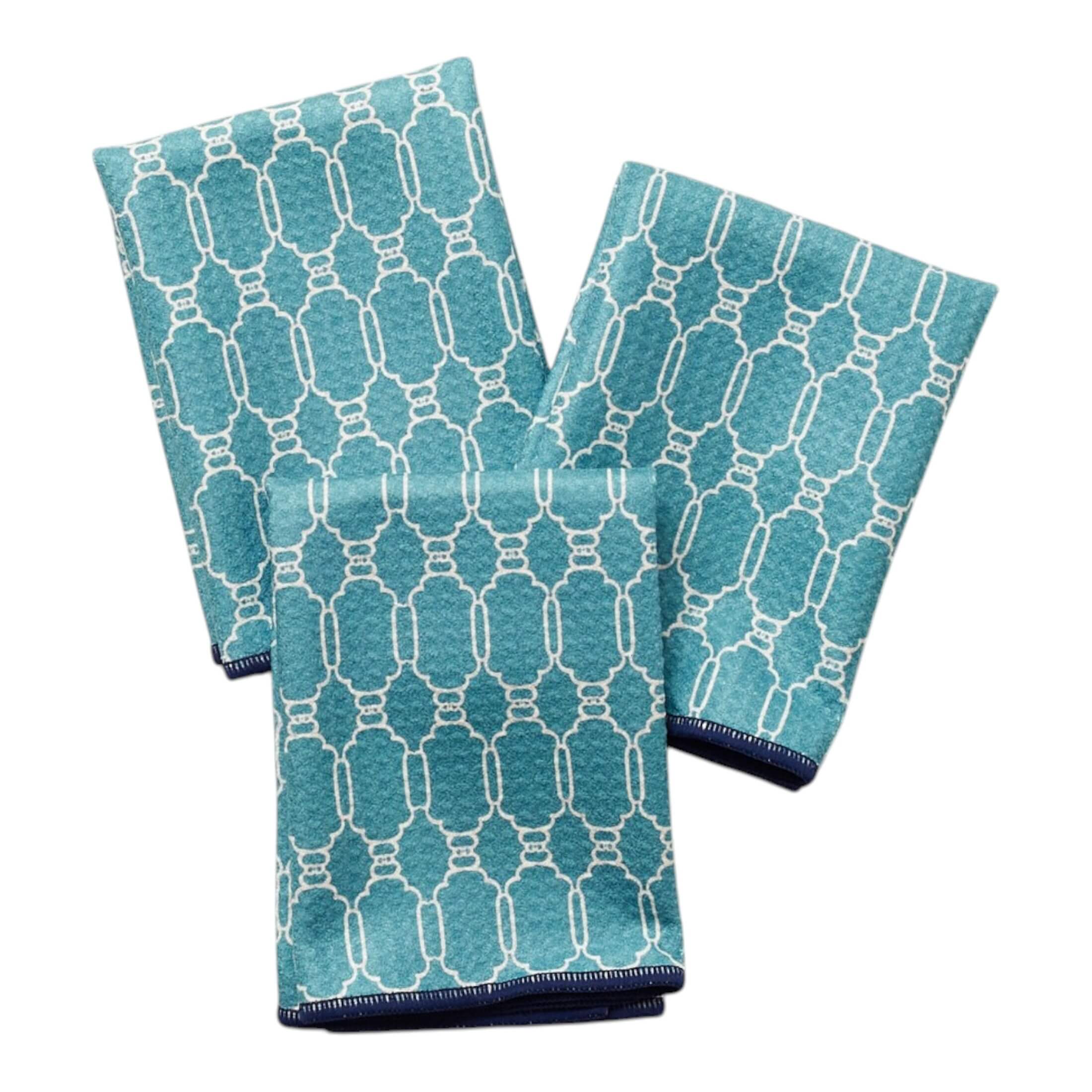 Mighty Mini Towel (Set of 3) Reversible - Mable Tan Mahjong - Once Again Home Co.