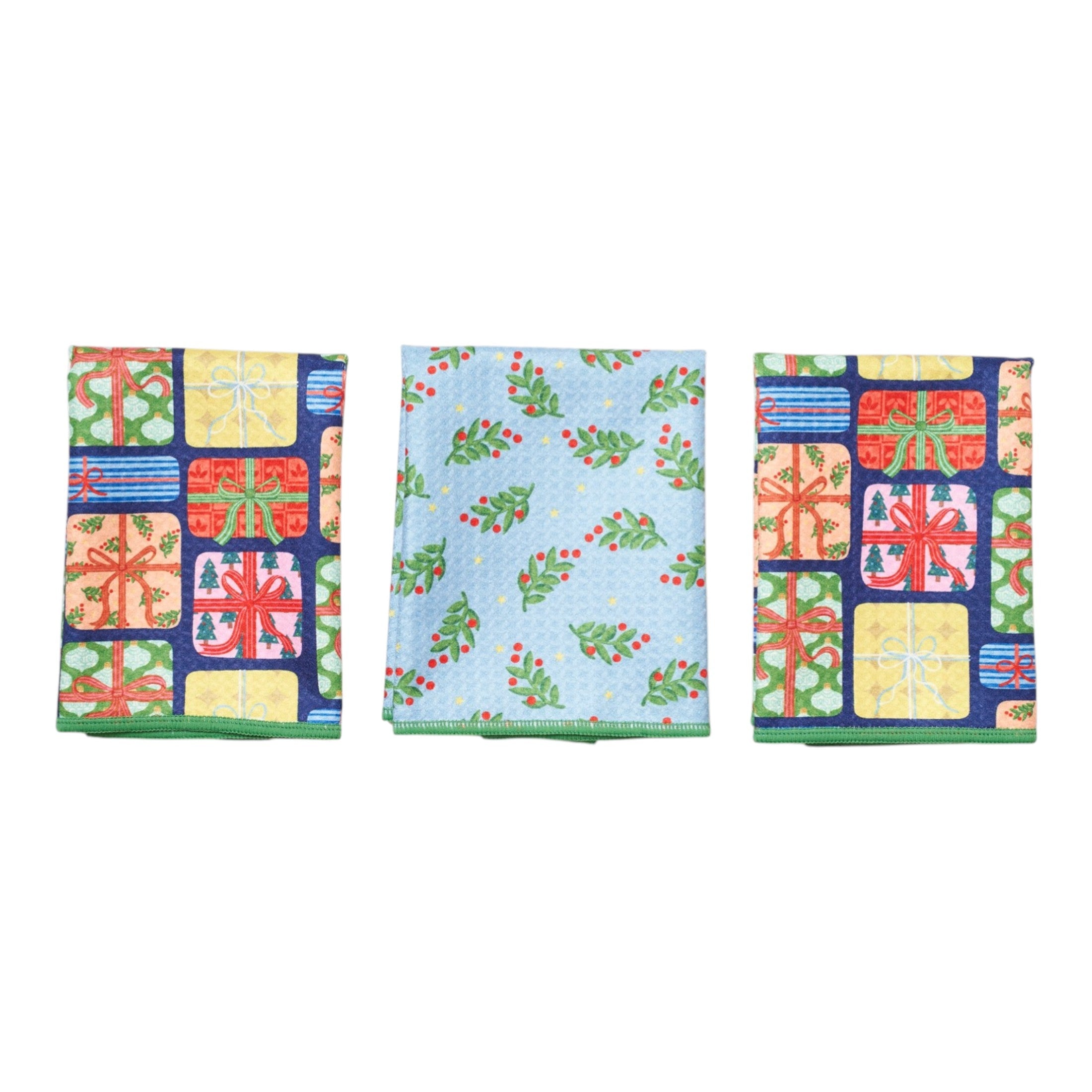 Mighty Mini Towel (Set of 3) Reversible - Mable Tan Presents - Once Again Home Co.