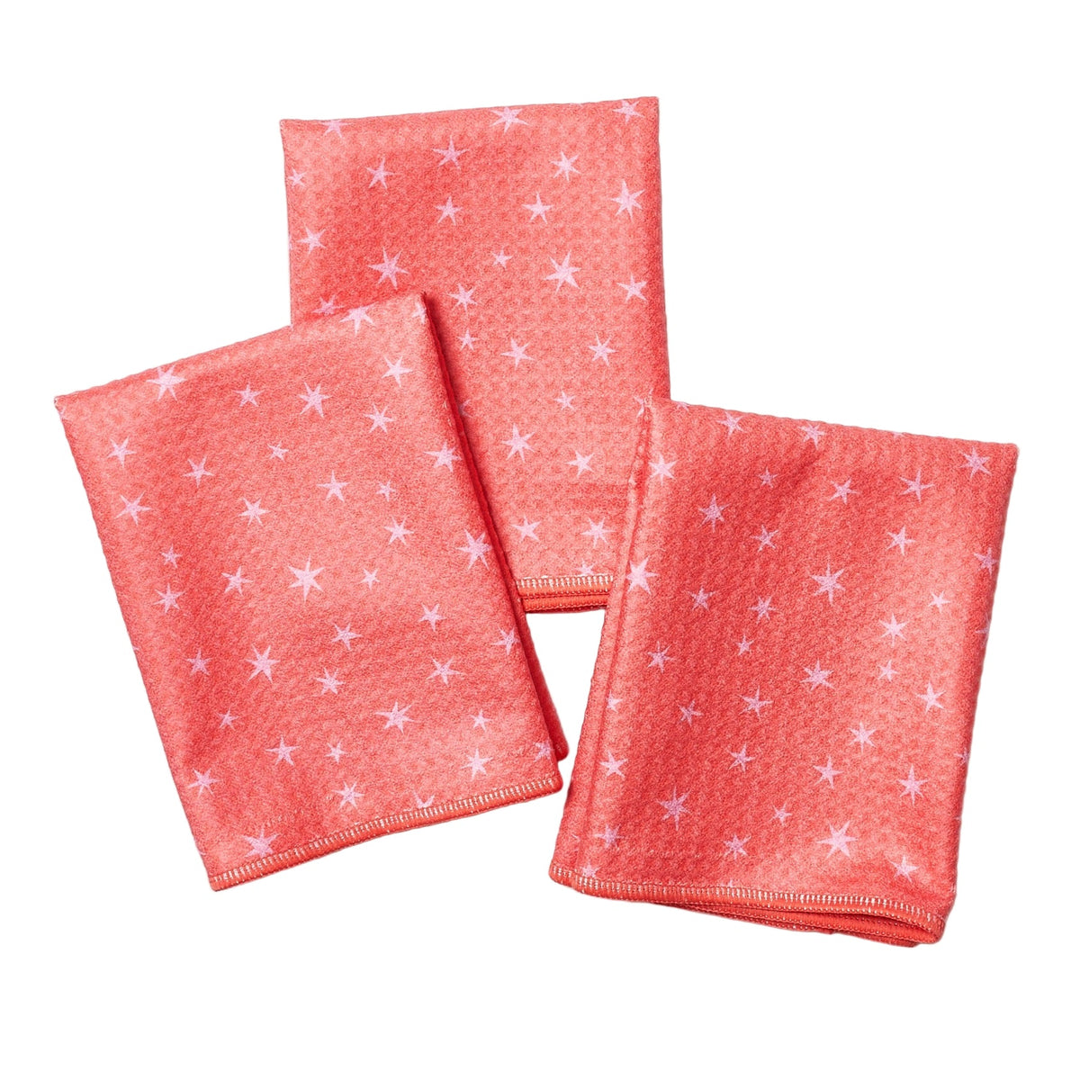 Mighty Mini Towel (Set of 3) Reversible - Mable Tan Ribbons - Once Again Home Co.