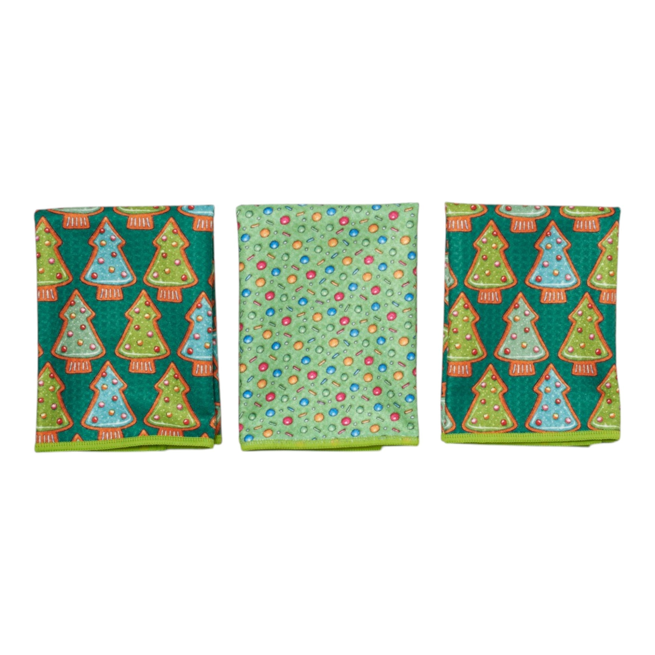 Mighty Mini Towel (Set of 3) Reversible - Mary Engelbreit Cookie Day - Once Again Home Co.