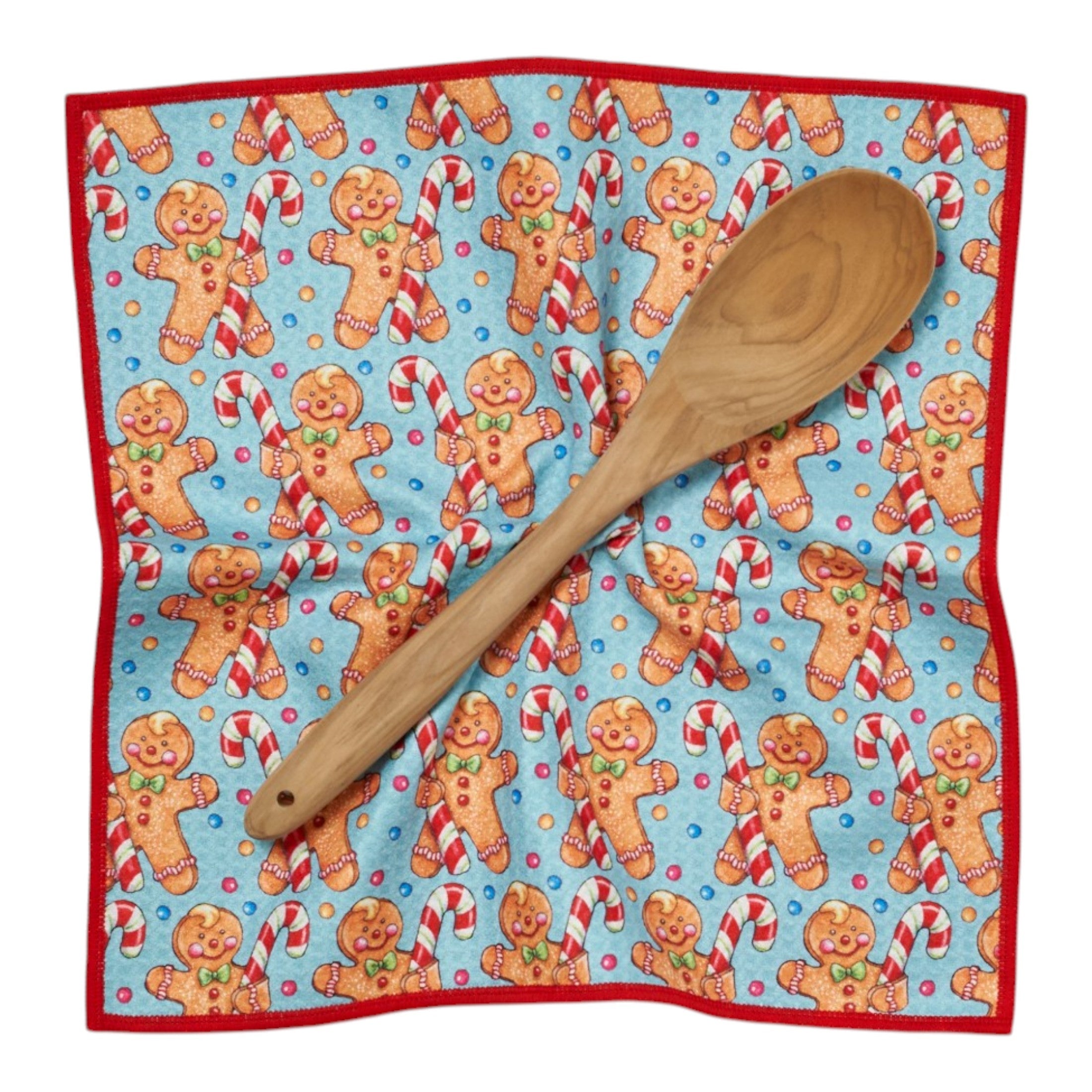 Mighty Mini Towel (Set of 3) Reversible - Mary Engelbreit Gingerbread - Once Again Home Co.