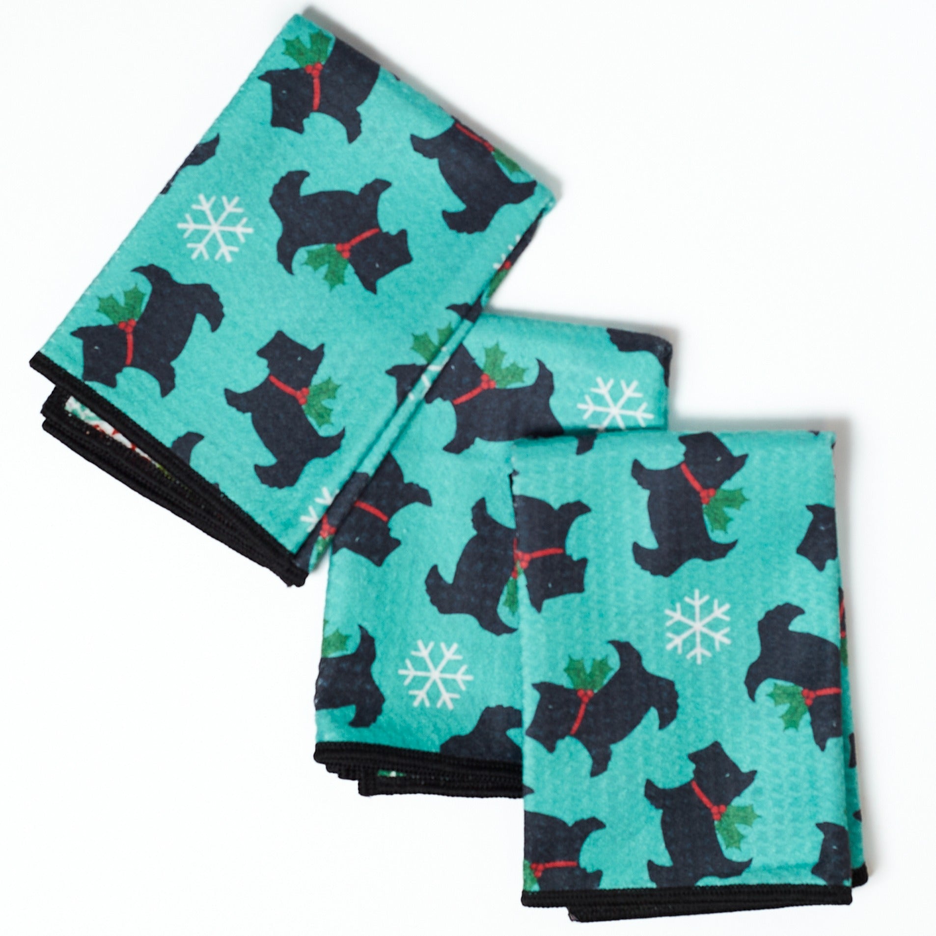 Mighty Mini Towel (Set of 3) Reversible - Mary Engelbreit Scotties - Once Again Home Co.