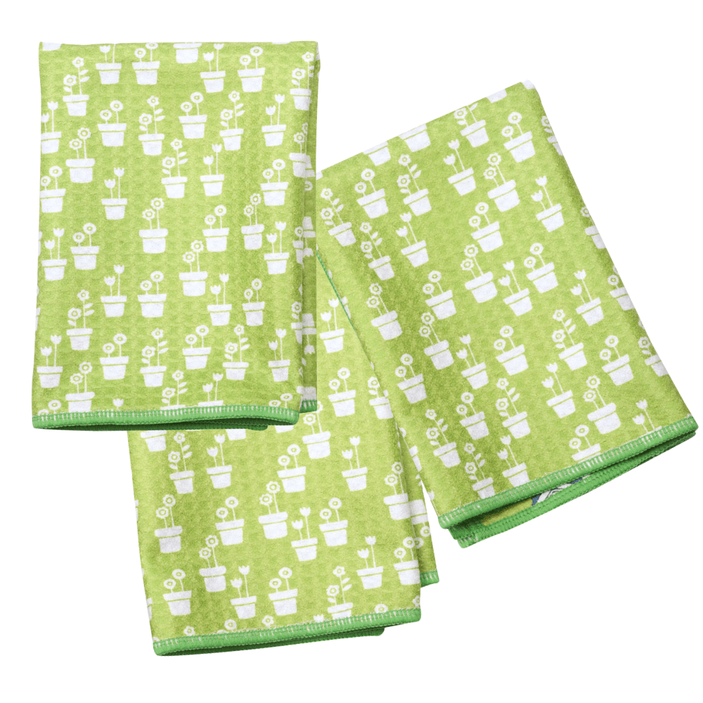 Mighty Mini Towel (Set of 3) Reversible - Mary Engelbreit Twilight Cottages - Once Again Home Co.