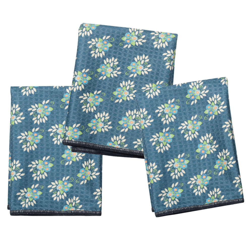 Mighty Mini Towel (Set of 3) Reversible - Mary Engelbreit Vintage Calico - Once Again Home Co.