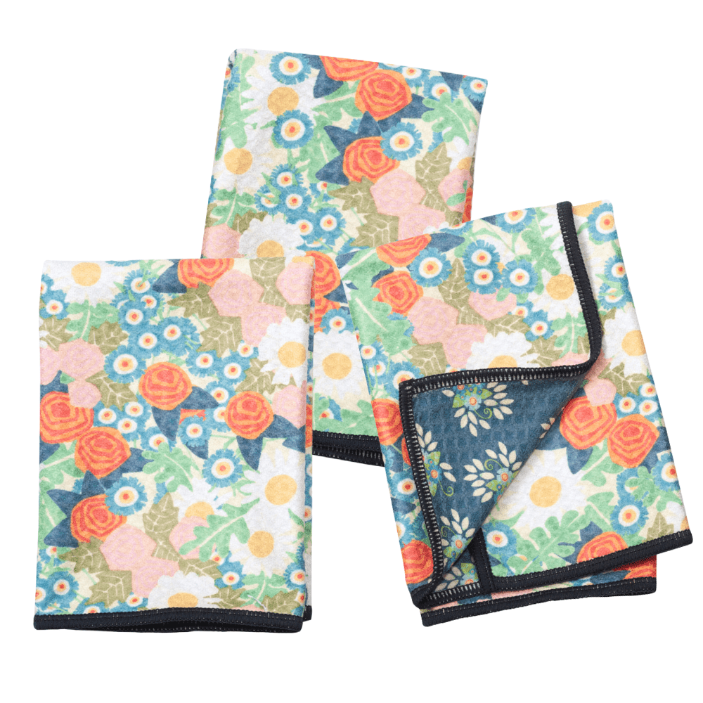 Mighty Mini Towel (Set of 3) Reversible - Mary Engelbreit Vintage Calico - Once Again Home Co.