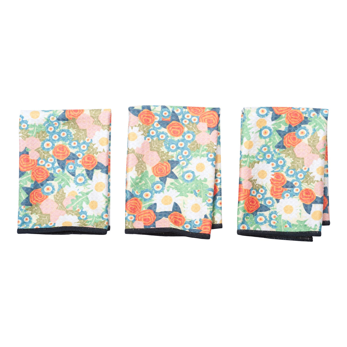 Mighty Mini Towel (Set of 3) Reversible - Mary Engelbreit Vintage Calico - Once Again Home Co.
