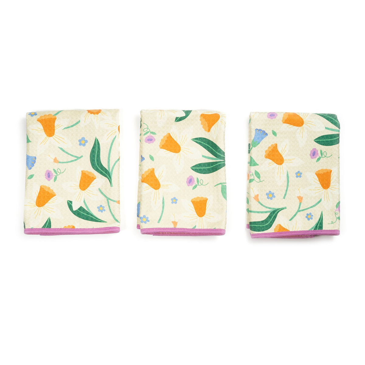 Mighty Mini Towel (Set of 3) Reversible - MT Daffodil - Once Again Home Co.