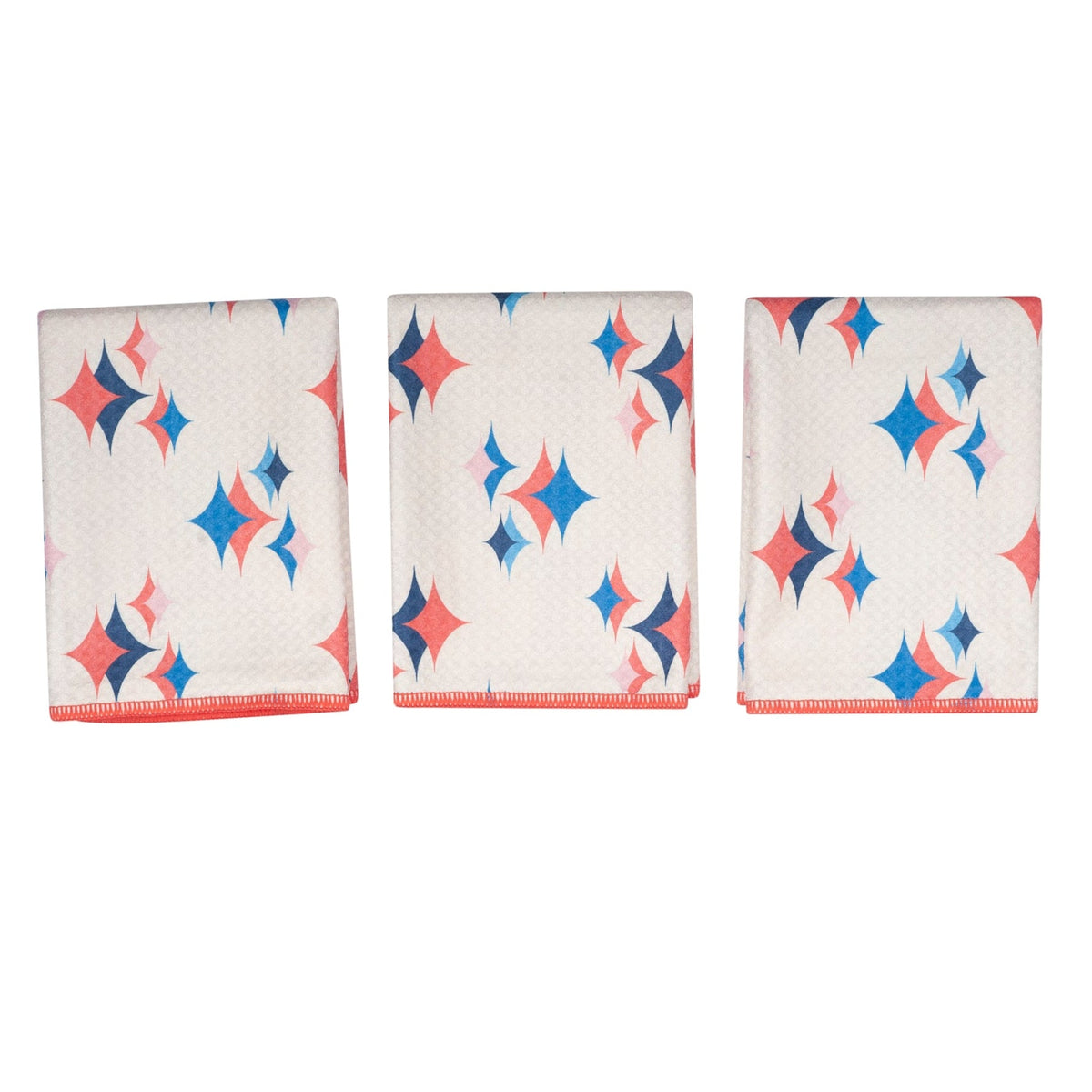 Mighty Mini Towel (Set of 3) Reversible - Rebecca Jane Woolbright Burst - Once Again Home Co.