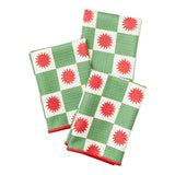 Mighty Mini Towel (Set of 3) Reversible - Rebecca Jane Woolbright Happy Apple - Once Again Home Co.