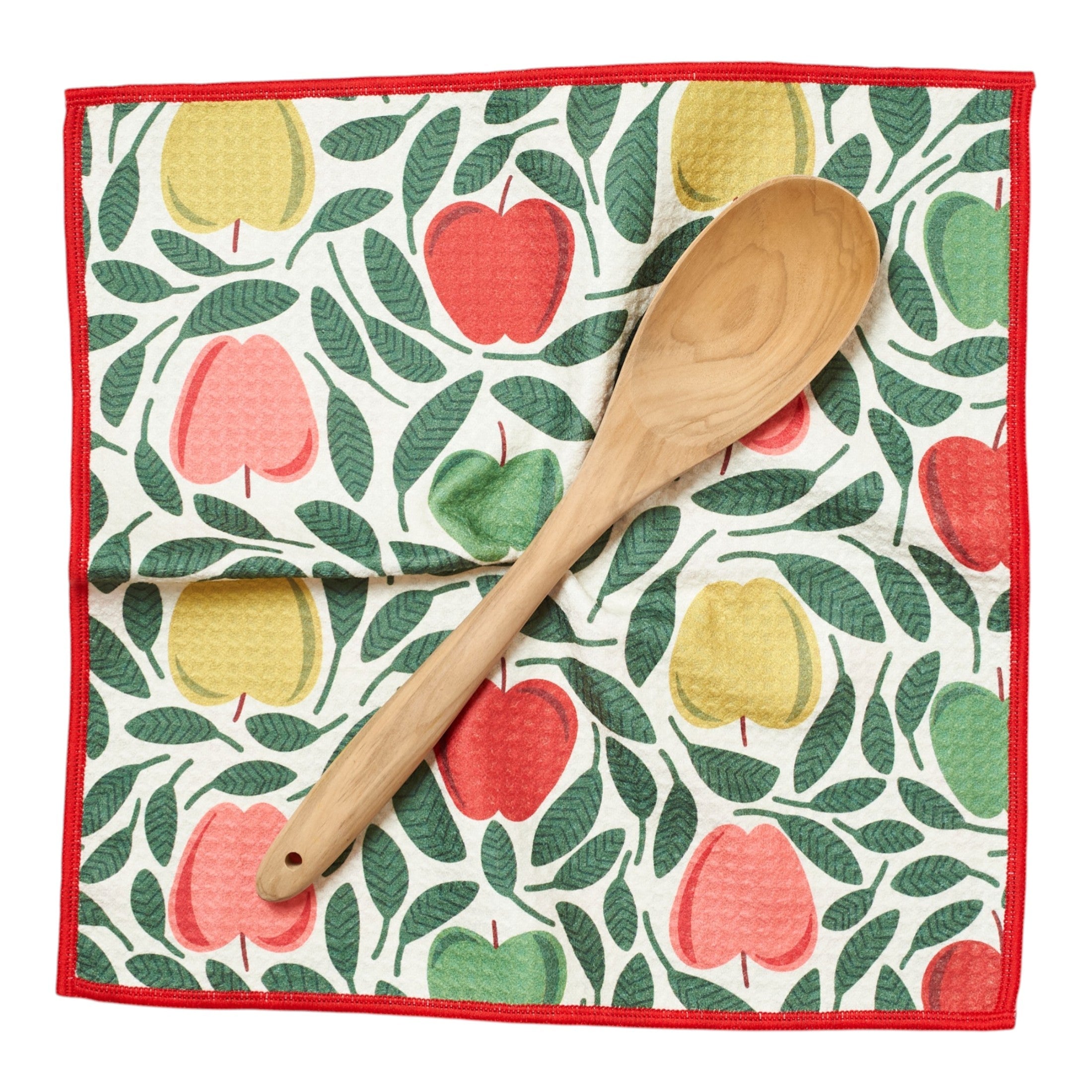 Mighty Mini Towel (Set of 3) Reversible - Rebecca Jane Woolbright Happy Apple - Once Again Home Co.