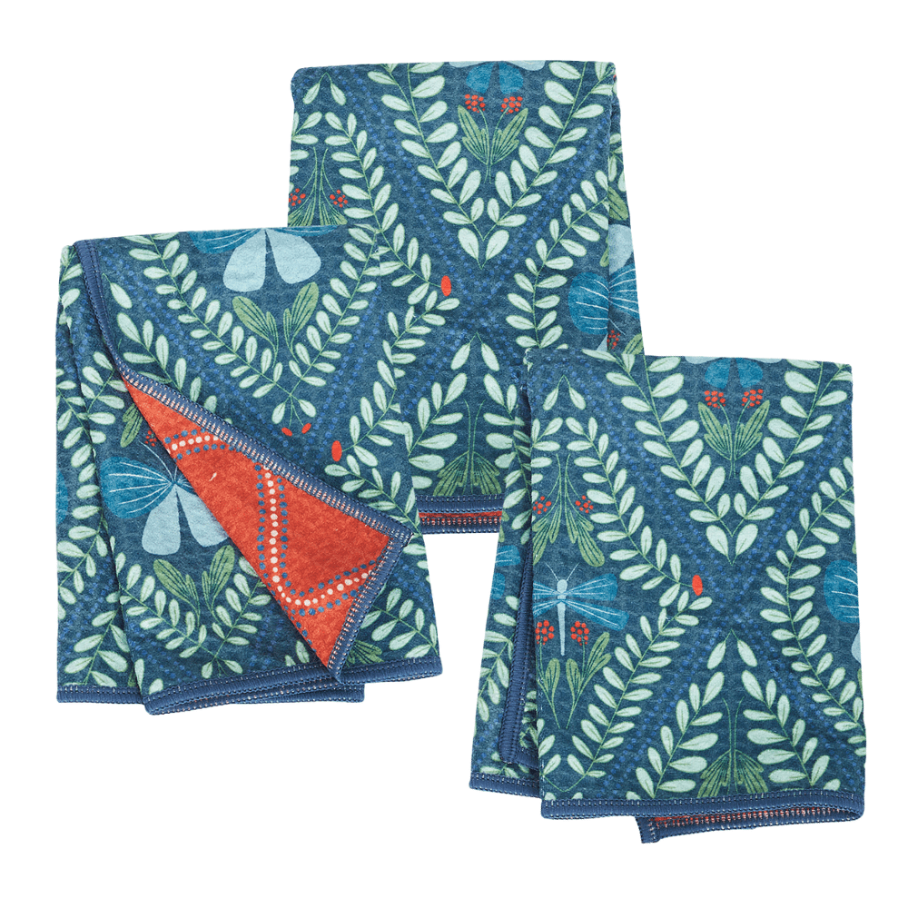 Mighty Mini Towel (Set of 3) Reversible - RJW Iridescent - Once Again Home Co.
