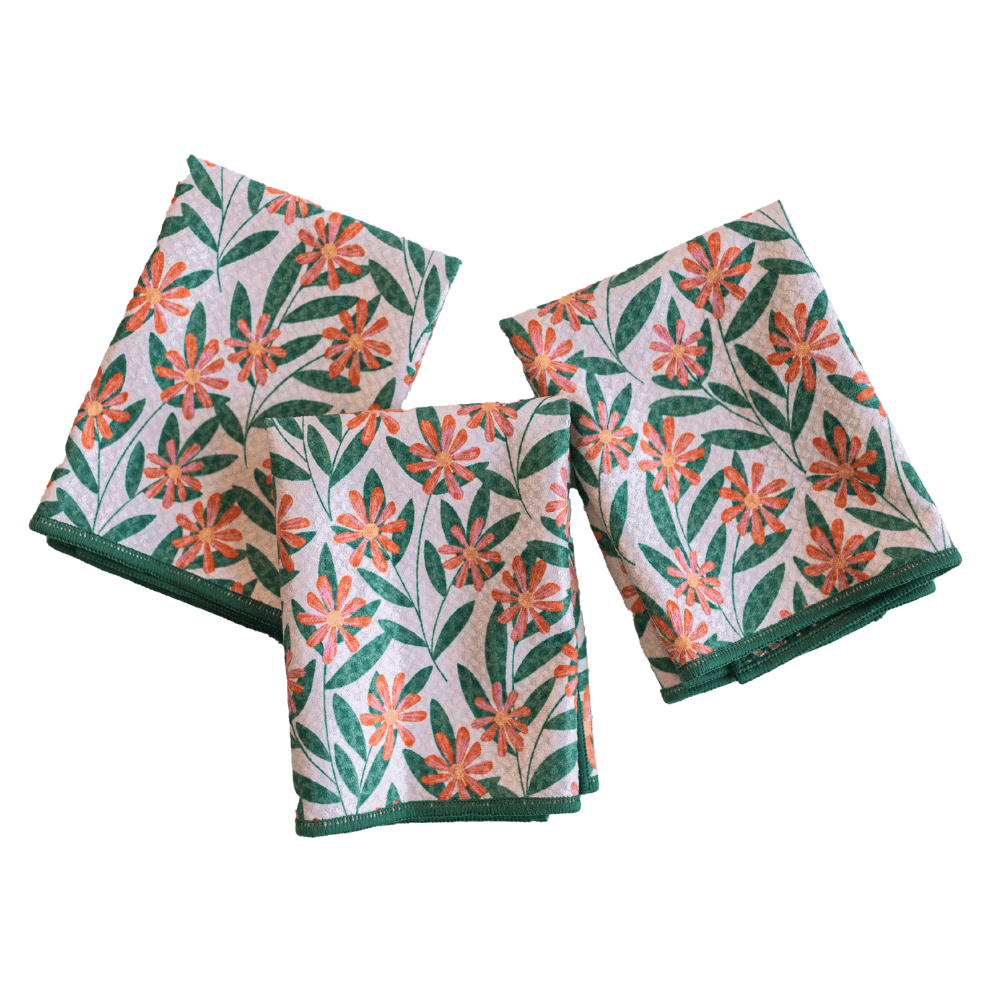 Mighty Mini Towel (Set of 3) Reversible - RJW Pink Glow - Once Again Home Co.