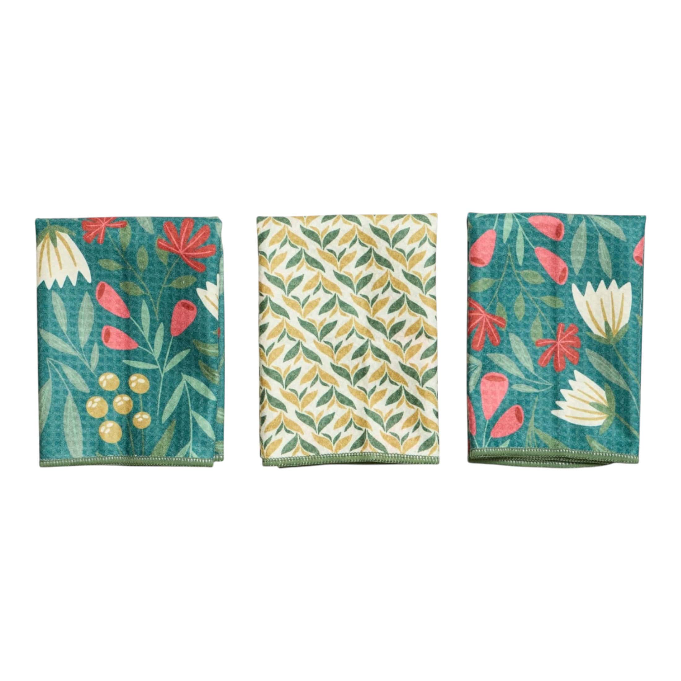 Mighty Mini Towel (Set of 3) Reversible - RJW Utopian Garden - Once Again Home Co.