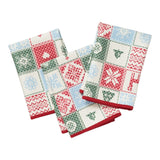 Mighty Mini Towel (Set of 3) Reversible - Signature Arctic Cross Stitch - Once Again Home Co.