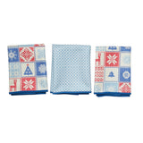 Mighty Mini Towel (Set of 3) Reversible - Signature Arctic Cross Stitch - Once Again Home Co.
