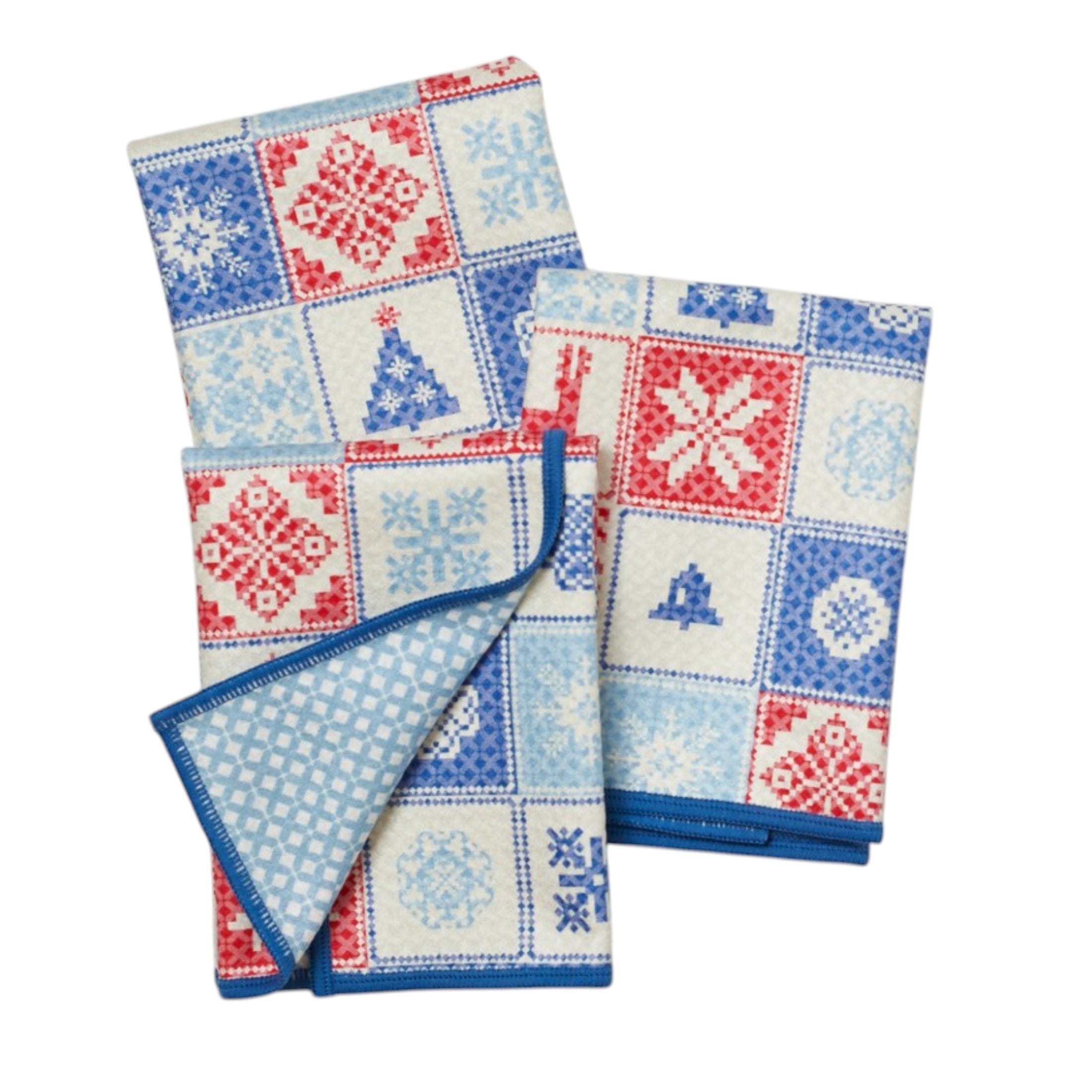 Mighty Mini Towel (Set of 3) Reversible - Signature Arctic Cross Stitch - Once Again Home Co.