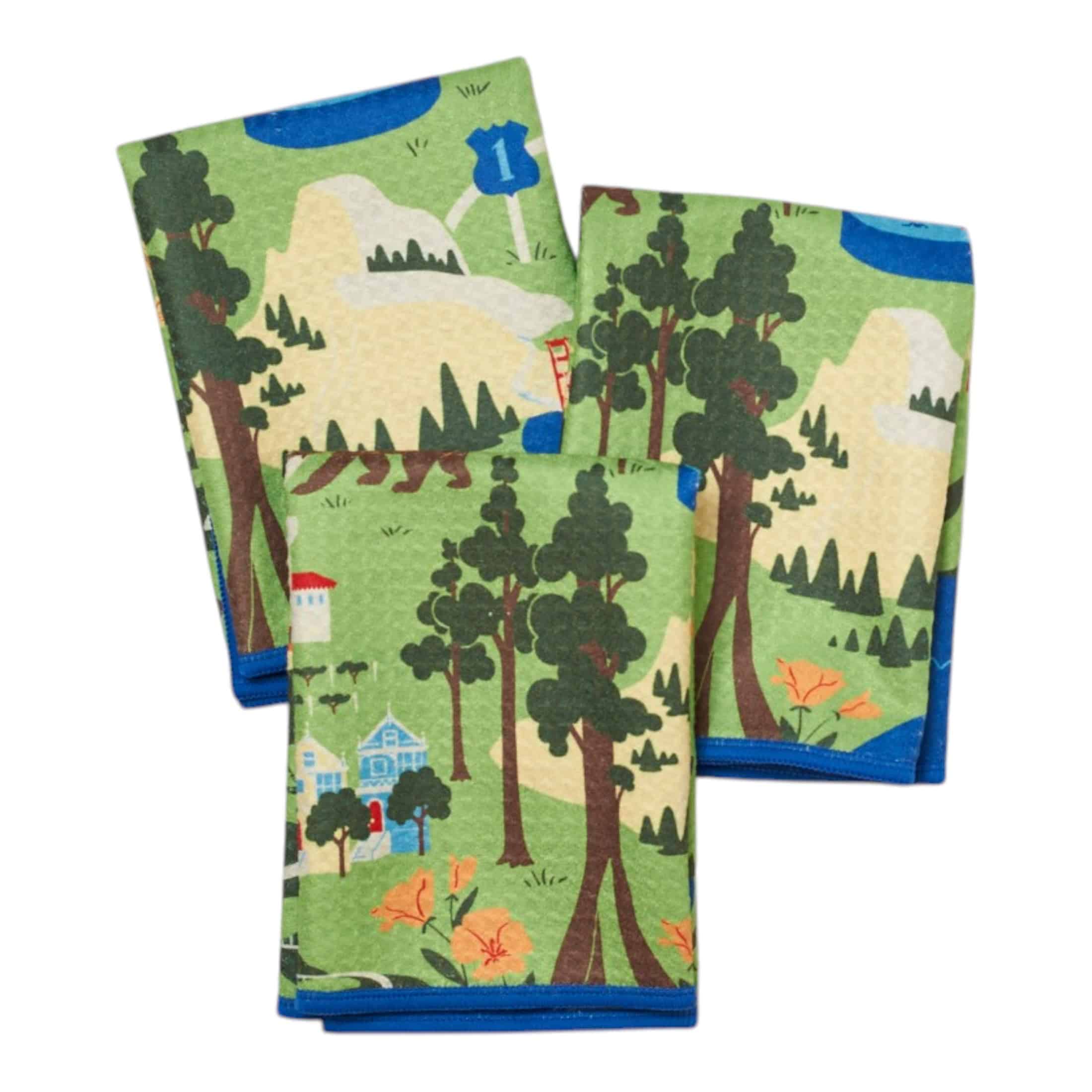 Mighty Mini Towel (Set of 3) Reversible - Signature California - Once Again Home Co.
