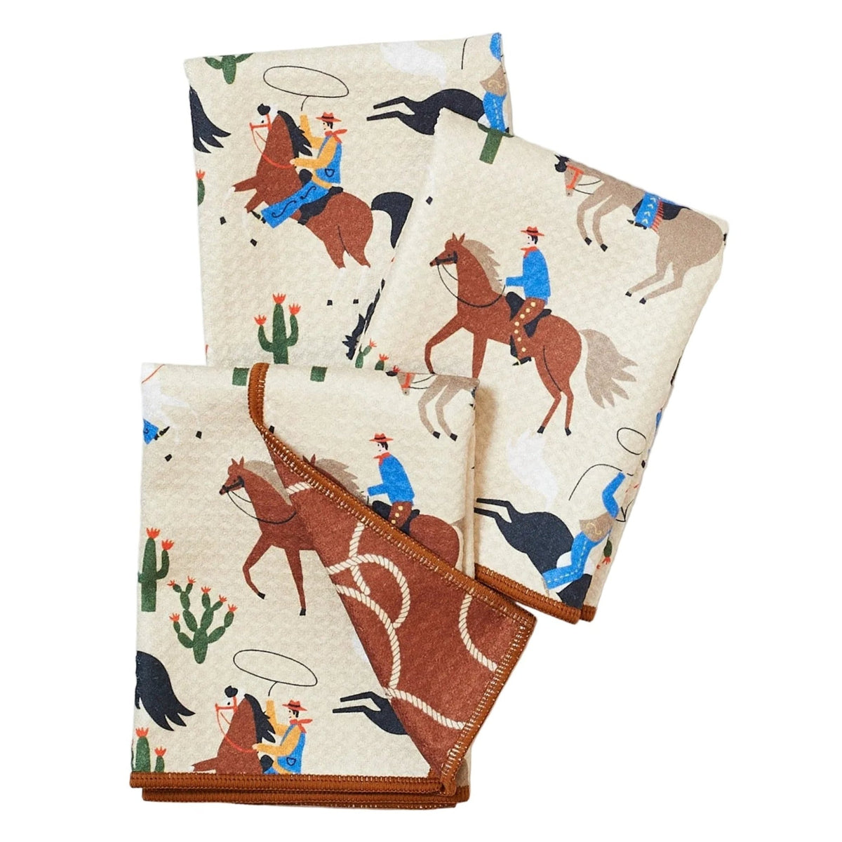 Mighty Mini Towel (Set of 3) Reversible - Signature Collection Rodeo - Once Again Home Co.