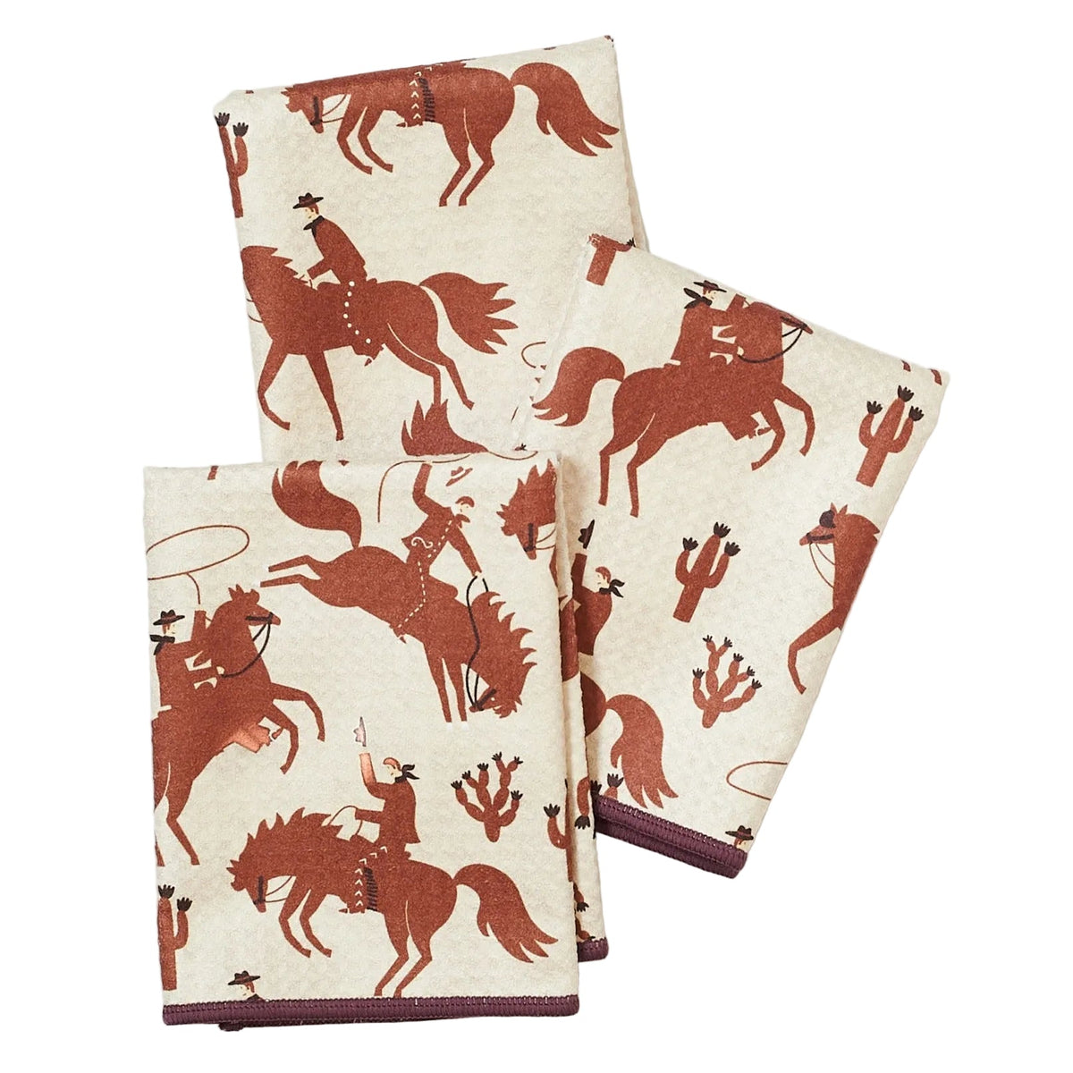 Mighty Mini Towel (Set of 3) Reversible - Signature Collection Rodeo - Once Again Home Co.