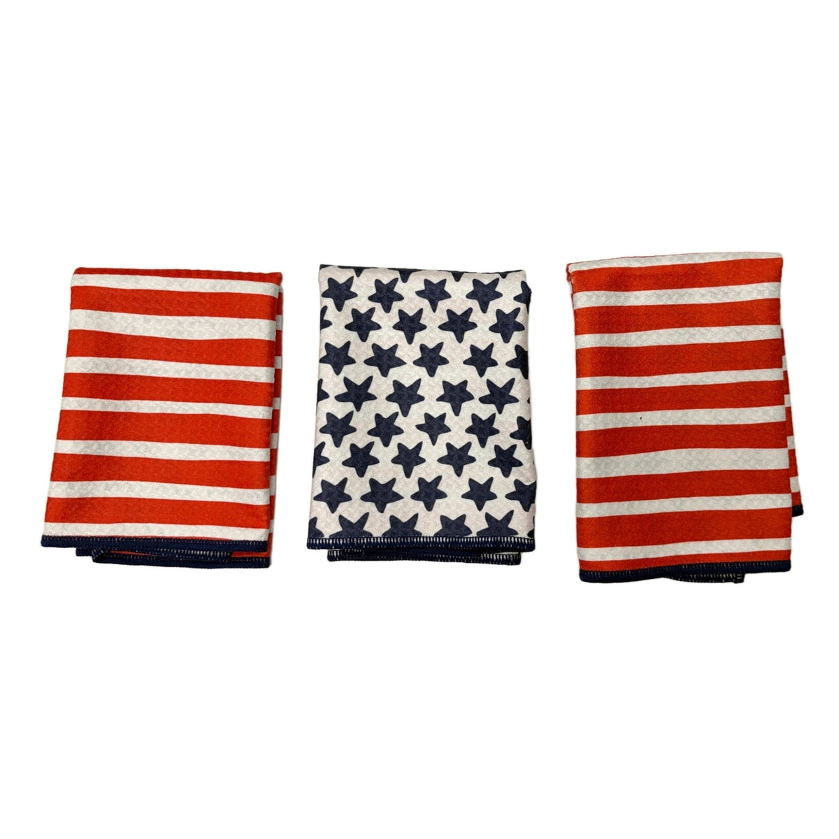 Mighty Mini Towel (Set of 3) Reversible - Signature Collection USA Flag - Once Again Home Co.
