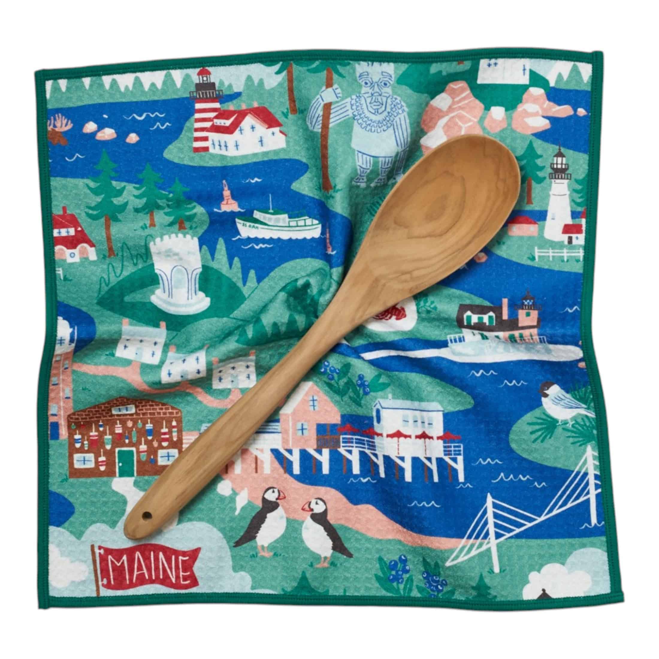 Mighty Mini Towel (Set of 3) Reversible - Signature Maine - Once Again Home Co.