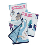 Mighty Mini Towel (Set of 3) Reversible - Signature Minnesota - Once Again Home Co.