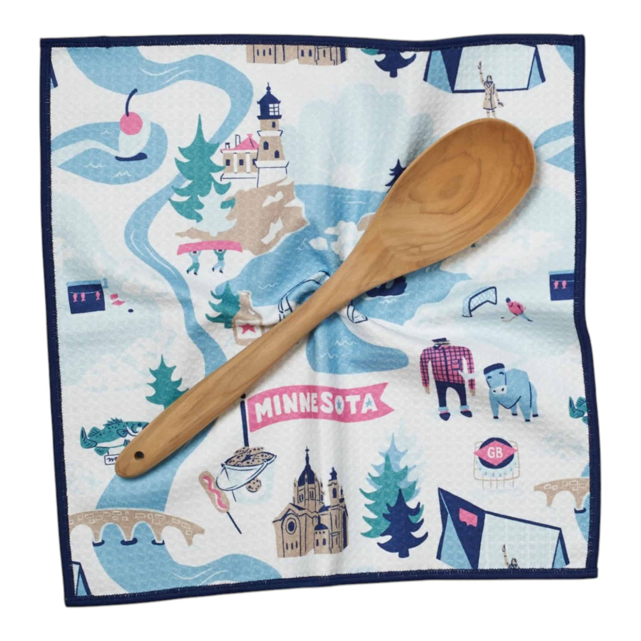 Mighty Mini Towel (Set of 3) Reversible - Signature Minnesota - Once Again Home Co.