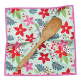 Mighty Mini Towel (Set of 3) Reversible - Signature Poinsettia Garden - Once Again Home Co.
