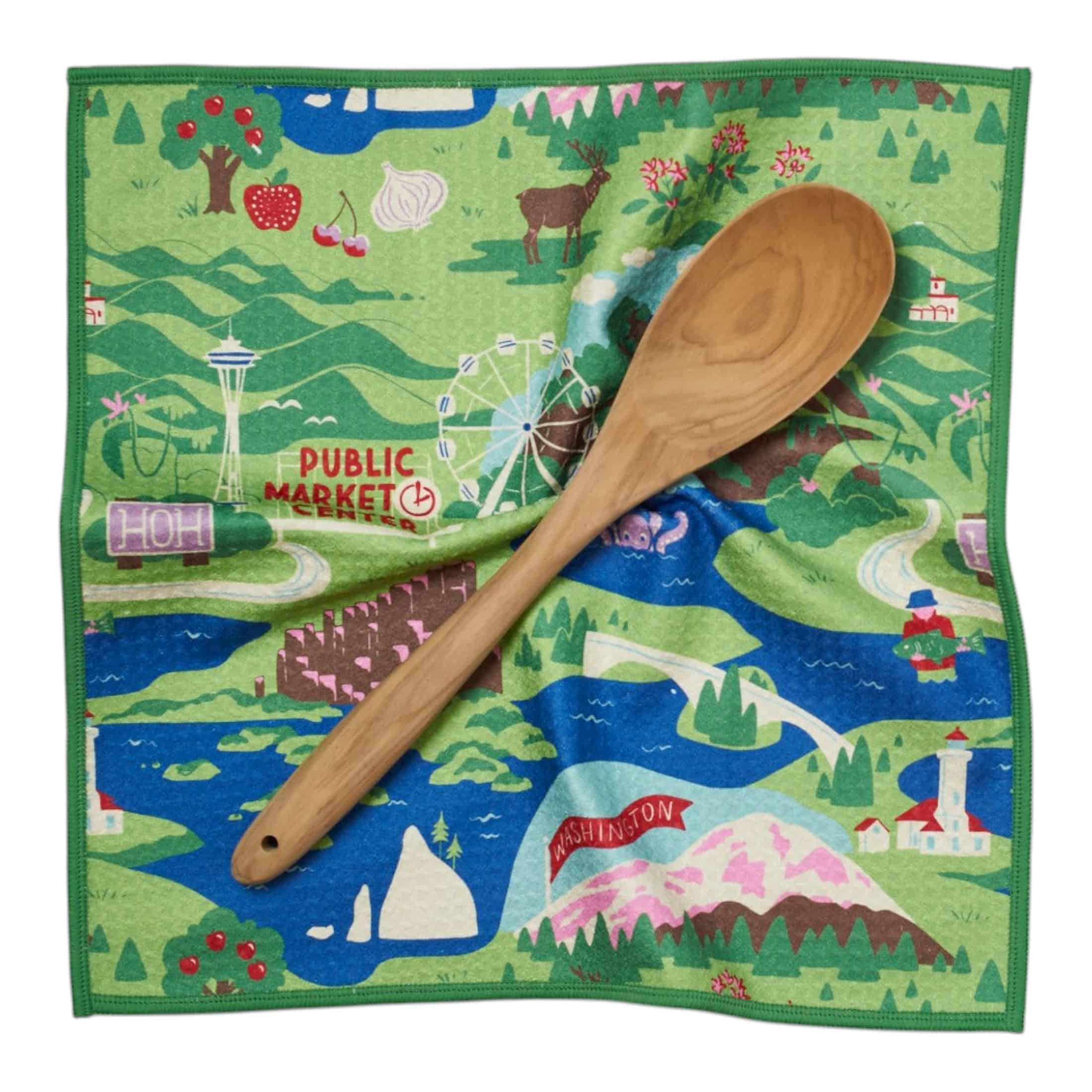 Mighty Mini Towel (Set of 3) Reversible - Signature Washington - Once Again Home Co.