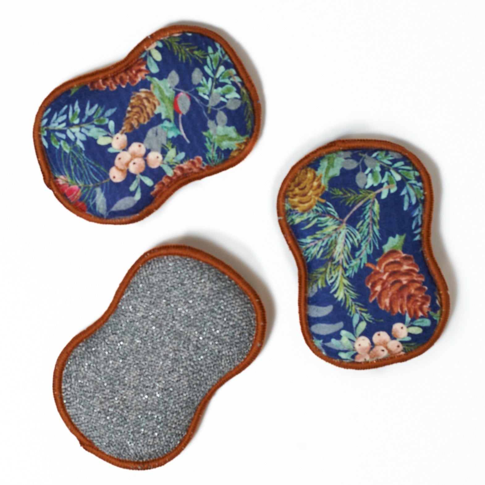 RE:usable Sponges (Set of 3) - Festive Pine - Once Again Home Co.