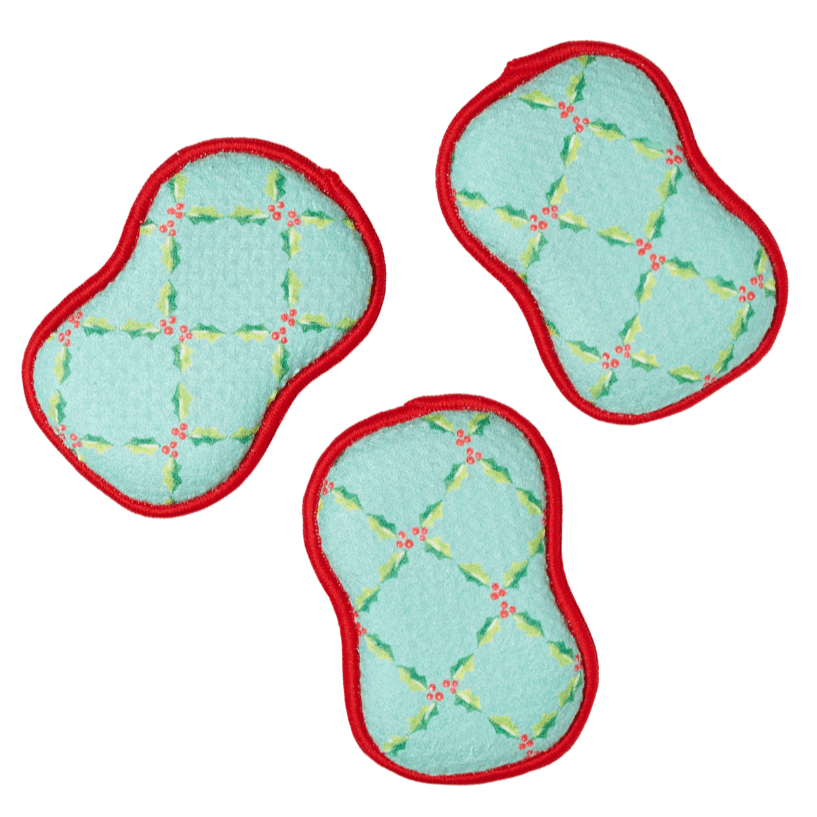 RE:usable Sponges (Set of 3) - Heather Collins Santa Baby - Once Again Home Co.