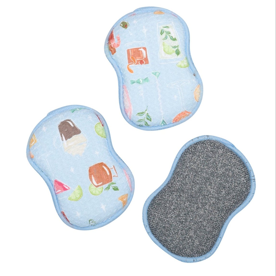 RE:usable Sponges (Set of 3) - Iris & Sea Happy Hour - Once Again Home Co.