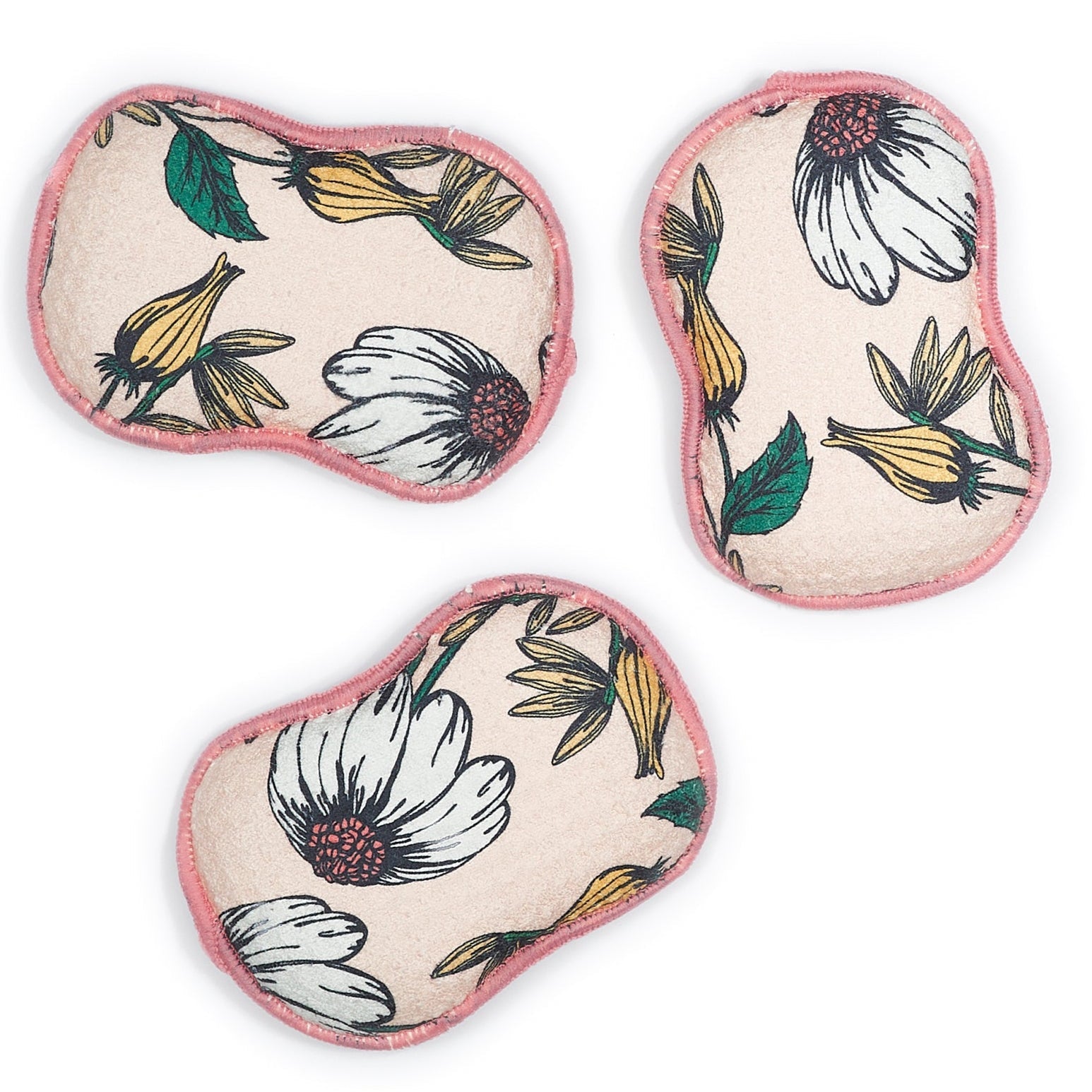 RE:usable Sponges (Set of 3) - Janine Lecour Flower Trail - Once Again Home Co.