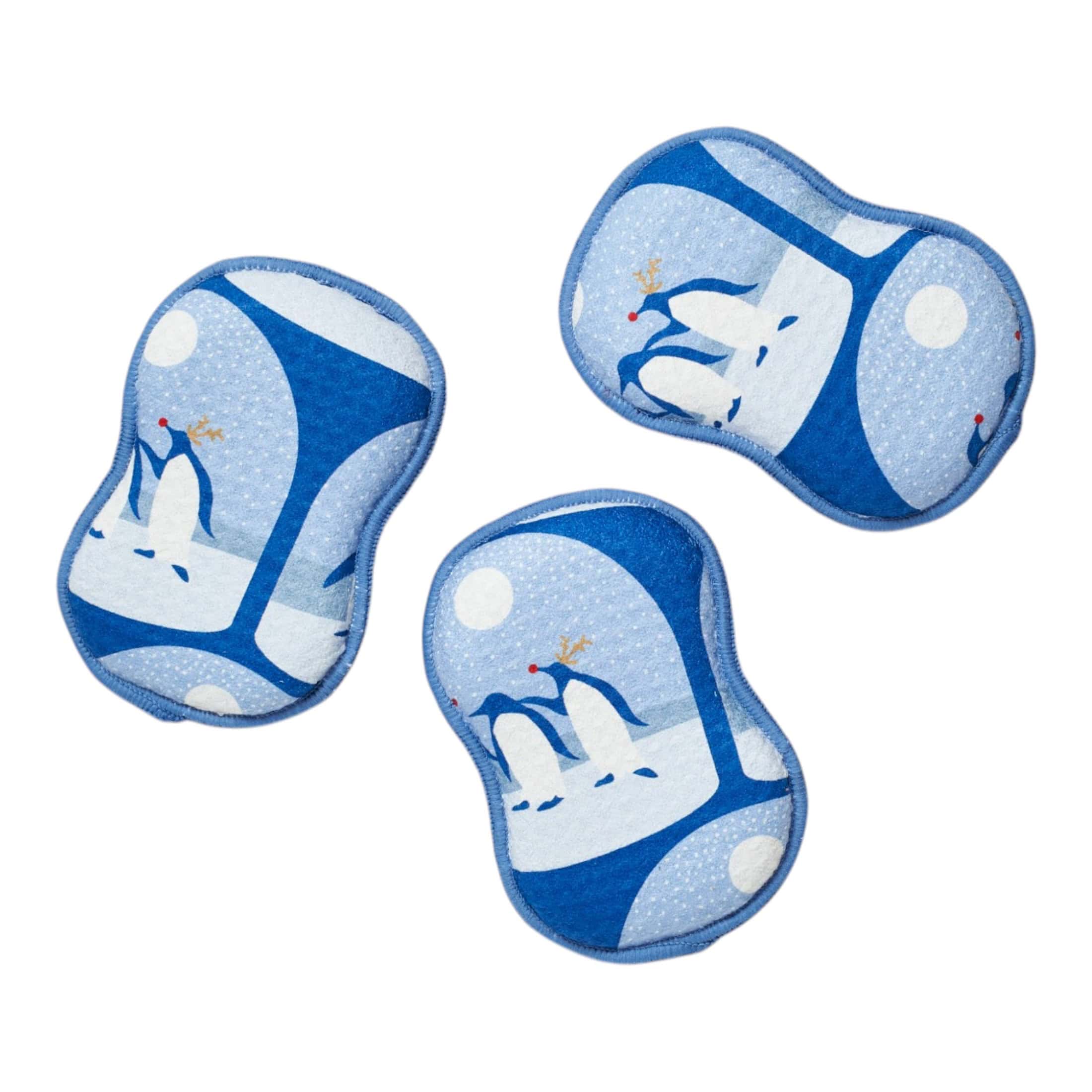 RE:usable Sponges (Set of 3) - Kate Nelligan Arctic Penguins - Once Again Home Co.