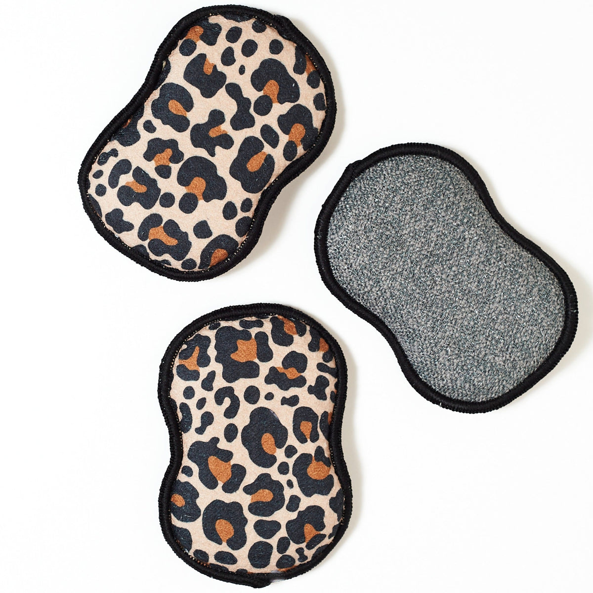 RE:usable Sponges (Set of 3) - Leopard - Once Again Home Co.