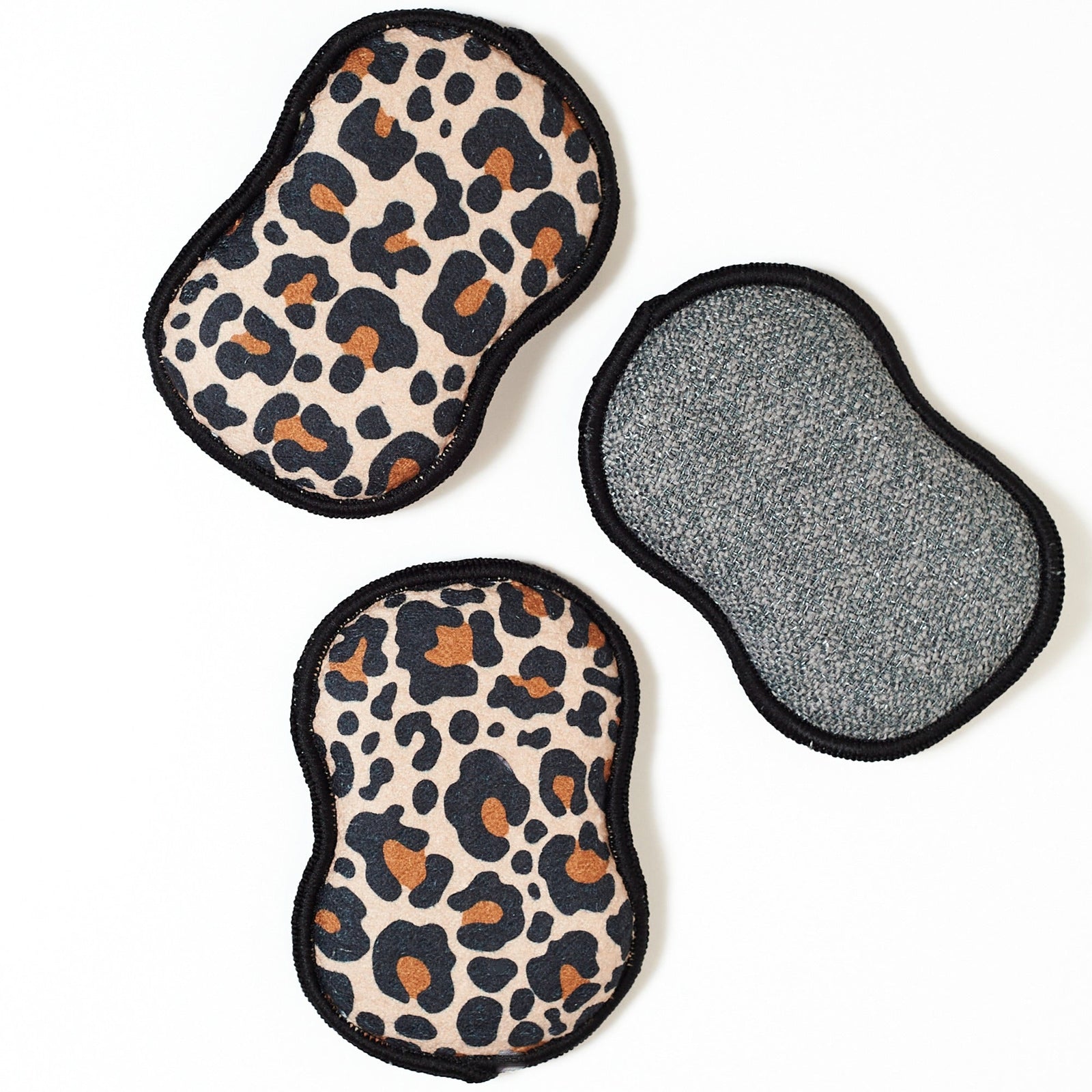 RE:usable Sponges (Set of 3) - Leopard - Once Again Home Co.