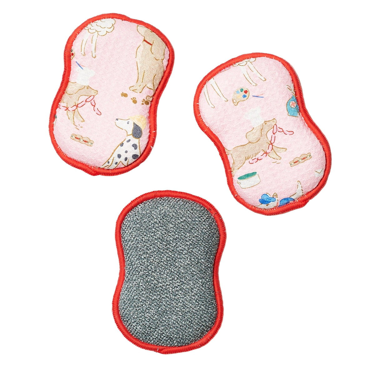 RE:usable Sponges (Set of 3) - Mable Tan Canine Caper - Once Again Home Co.