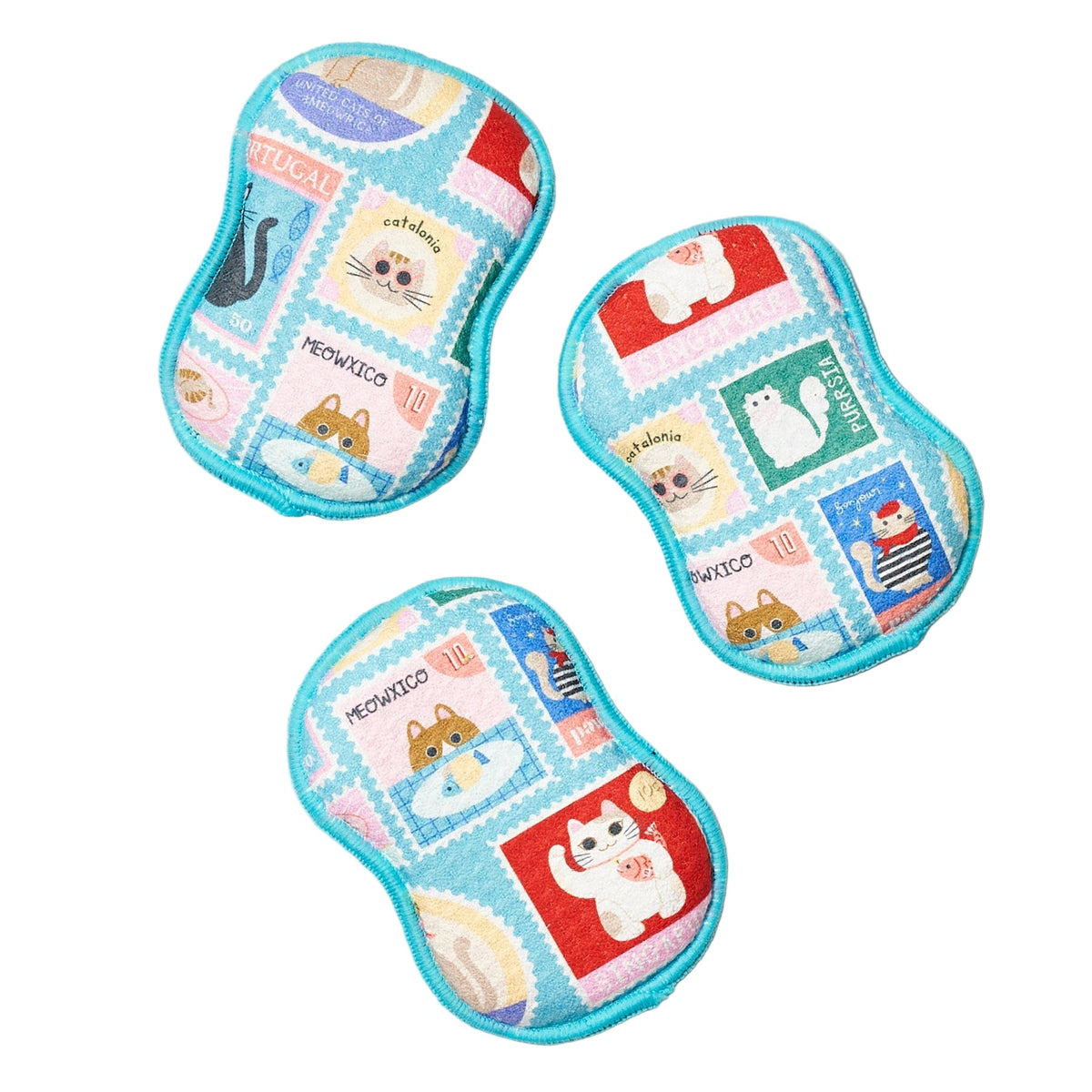 RE:usable Sponges (Set of 3) - Mable Tan Cat Mail - Once Again Home Co.