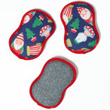 RE:usable Sponges (Set of 3) - Mary Engelbreit Santa Gnome - Once Again Home Co.