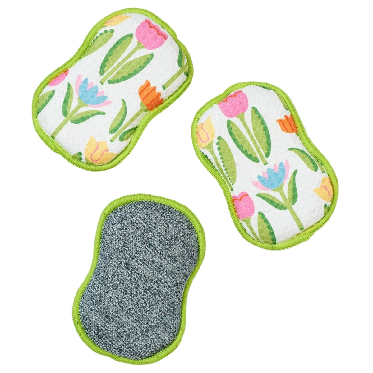 RE:usable Sponges (Set of 3) - Mary Engelbreit Tulips - Once Again Home Co.