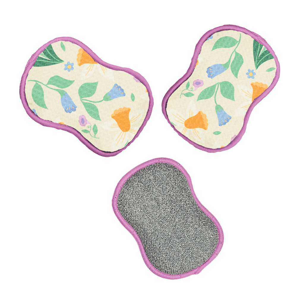 RE:usable Sponges (Set of 3) - MT Daffodil - Once Again Home Co.